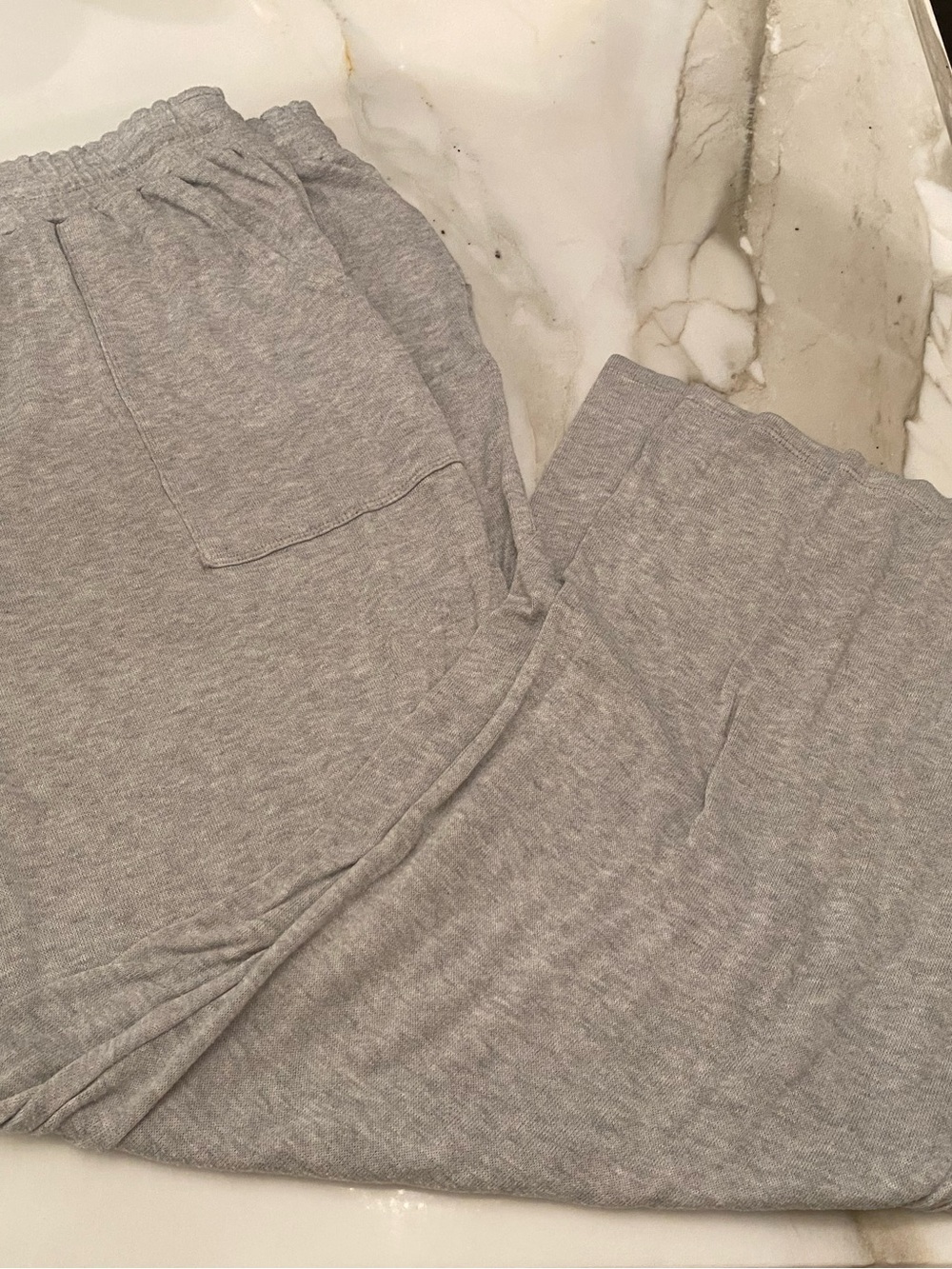 stars above Heather Gray Relaxed lounge pants
